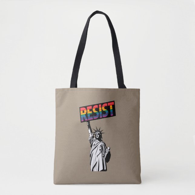 Statue der Freiheit Feministengeschenk Tasche (Vorderseite)