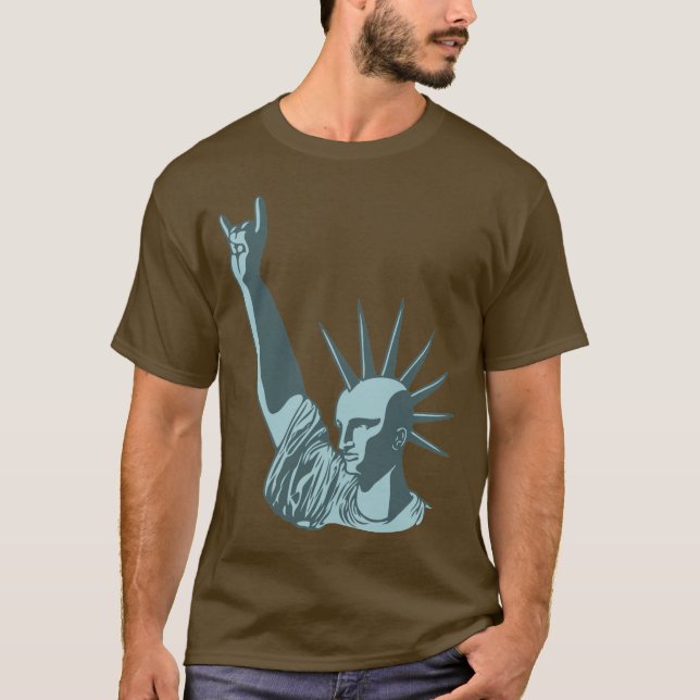 Statue der liberalen Dosierung T-Shirt (Vorderseite)