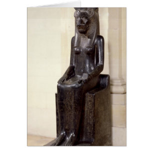 Statue der lionenköpfigen Göttin Sekhmet