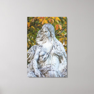 Statue der Loreley-Nixe Leinwanddruck