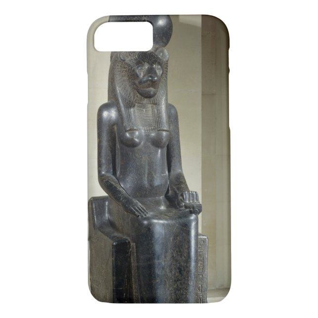 Statue der Löwe-köpfigen Göttin Sekhmet, vom Th Case-Mate iPhone Hülle (Rückseite)
