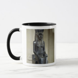 Statue der Löwe-köpfigen Göttin Sekhmet, vom Th Tasse