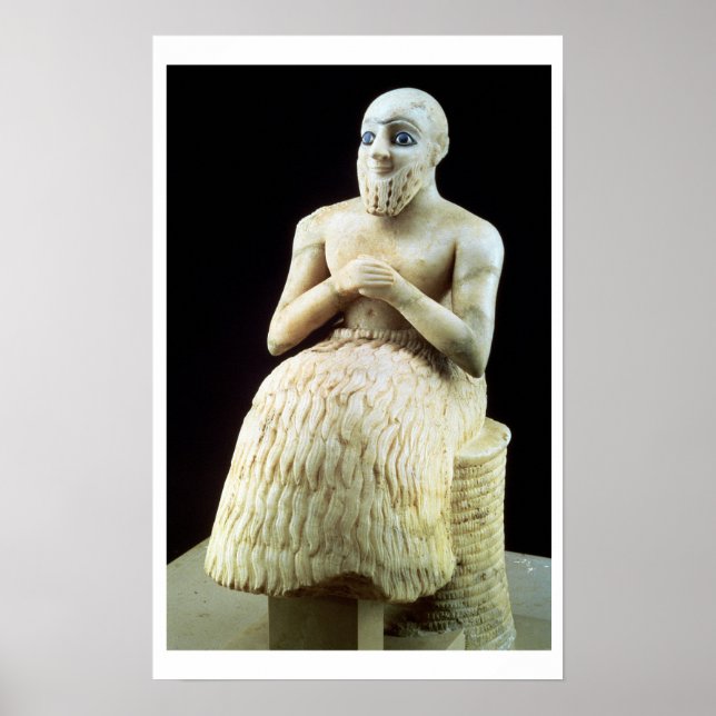 Statue der offiziellen Ebih-Il, aus dem Tempel von Poster (Vorne)