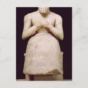 Statue der offiziellen Ebih-Il Postkarte