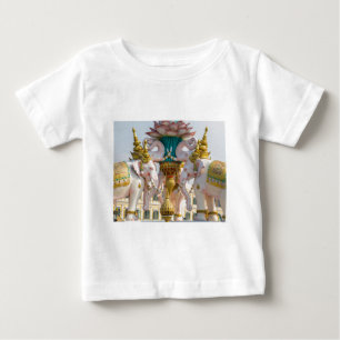 Statue der rosa Elefanten Bangkok Thailand Baby T-shirt