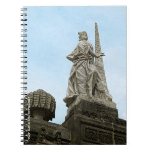 Statue der Tapferkeit in Bamberg Notizblock