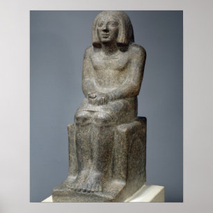 Statue des Ankh, Priester von Horus, frühe dynasti Poster