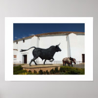Statue des Bullen und des spanischen Pferdes