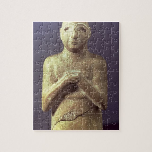 Statue des Gottes Utu, Mesopotamier, c.2400 BC (Li (Vertikal)