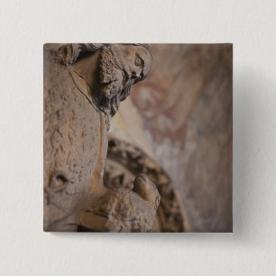 Statue des Heiligen Johannes des Taufers Button
