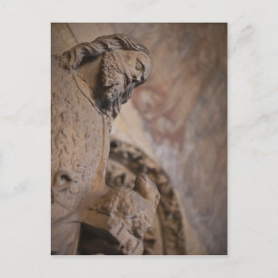 Statue des heiligen Johannes des Täufers Postkarte
