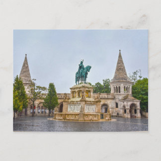 Statue des Heiligen Stephan, Budapest, Ungarn Postkarte