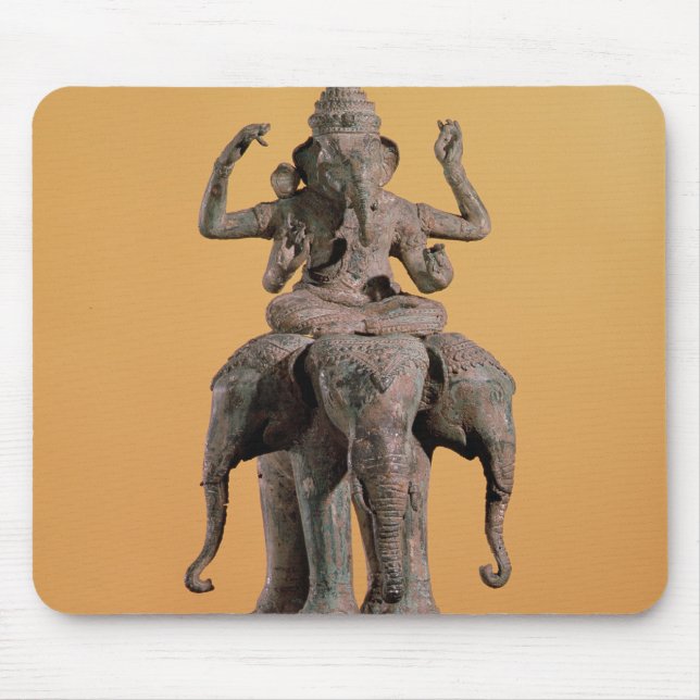 Statue des hindischen Gottes Ganesh Mousepad (Vorne)
