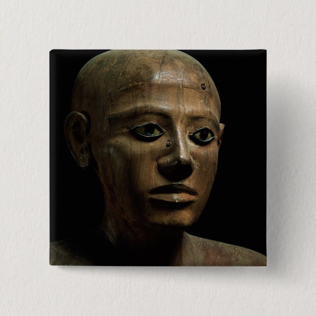 Statue des Kanzlers Nakhti, von Asyut, Button (Vorderseite)