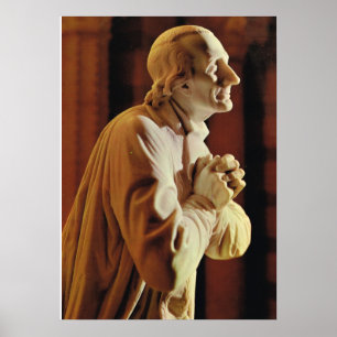 Statue des Pfarrers von Ars Poster
