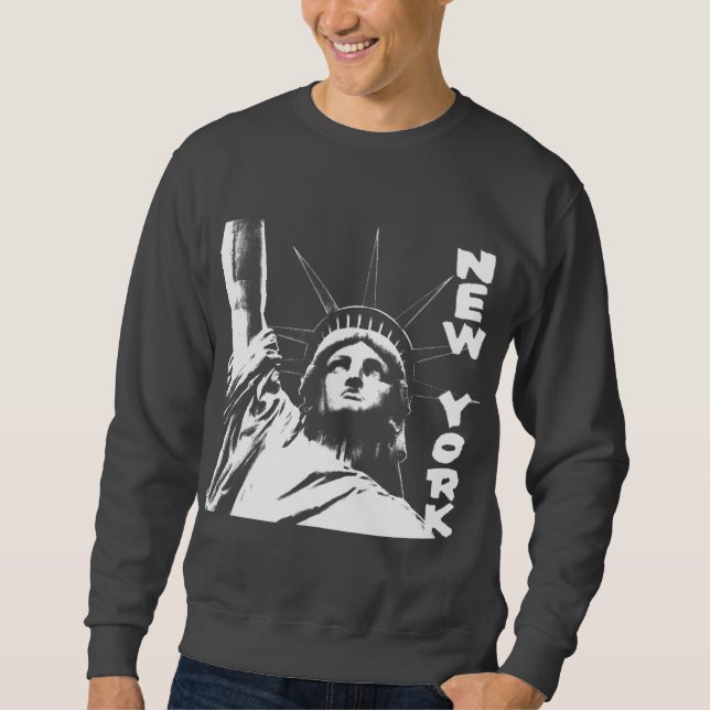Statue des souvenirs de New York de sweatshirt de (Devant)