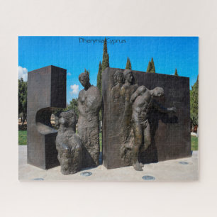 Statue Dherynia Zypern. Jigsaw Puzzle