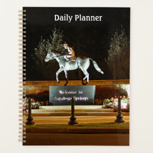 Statue du Cheval Danseuse Autochtone Saratoga Plan
