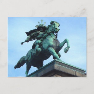 Statue du guerrier de Samurai - carte postale