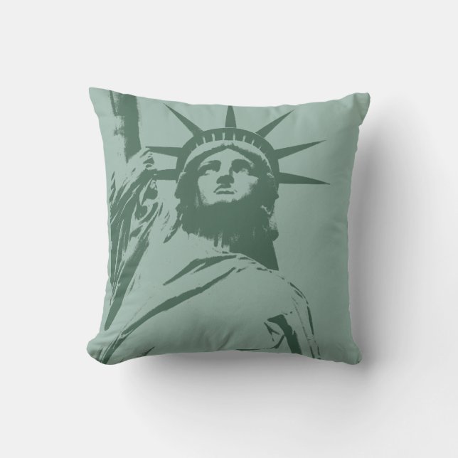 Statue du souvenir NY de New York de coussin de (Recto)
