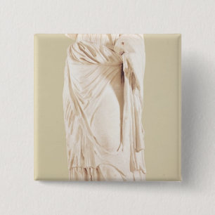 Statue einer Frau Button
