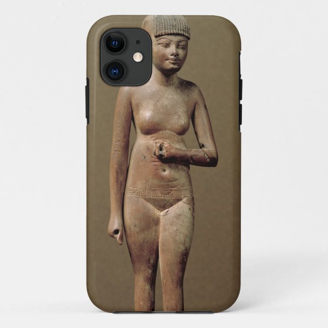 Statue eines jungen Dienstmädchens (Holz) Case-Mate iPhone Hülle (Rückseite)