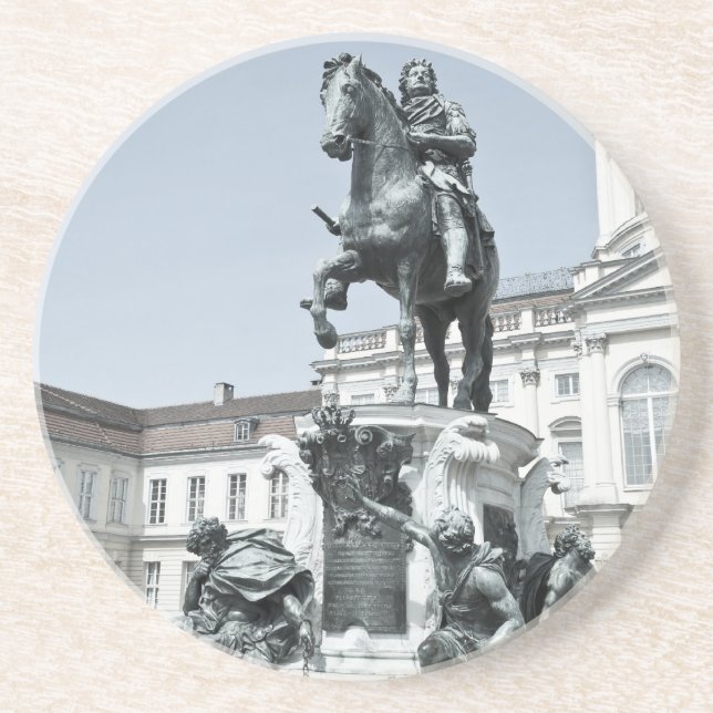 Statue Friedrich Wilhelm I. in Berlin Getränkeuntersetzer (Vorne)