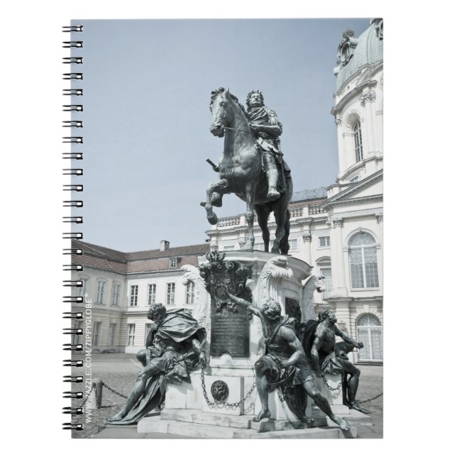 Statue Friedrich Wilhelm I. in Berlin Notizblock (Vorderseite)