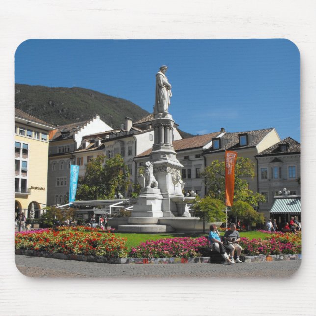 Statue in Bozen Italien Mousepad (Vorne)