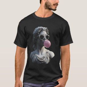 Statue Kaugummi Ästhetik Trendige Kunst Cool Sarka T-Shirt