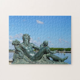 Statue La Loire im Garten des Schlosses Versailles