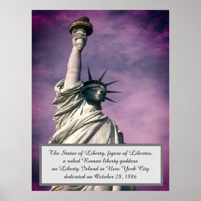 Statue Lady Liberty NY Poster (Vorne)