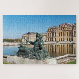 Statue Le Rhone im Garten des Schlosses Versailles