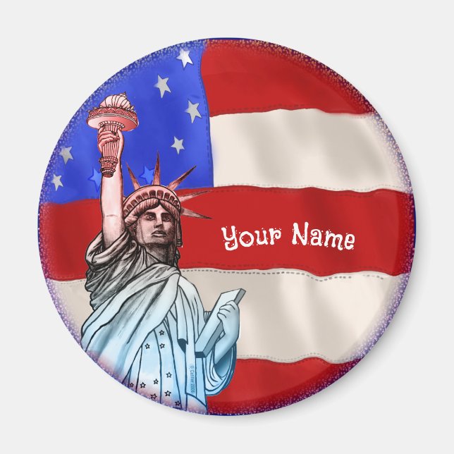 Statue Liberty Magnet (Vorne)