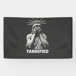 Statue Liberty New York America Tarried Banner