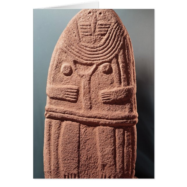 Statue n° 4 de Menhir, de Saint-Sernins-sur-Rance (Devant)