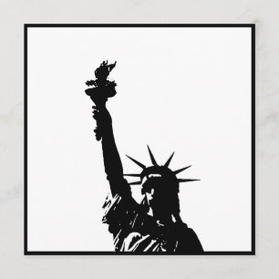 Statue noire et blanche des Invitations de la Silh