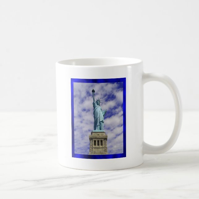 Statue of Liberty, Ellis Island, New York Kaffeetasse (Rechts)