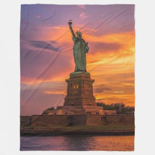 Statue Of Liberty Fleecedecke