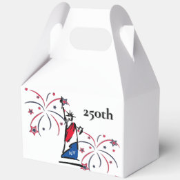 Statue of Liberty mit Feuerwerk 250. Unabhängigkei Geschenkschachtel