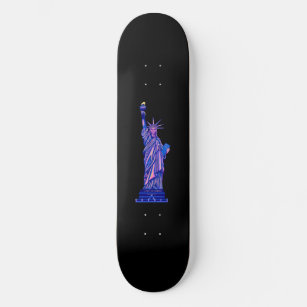 Statue of Liberty-New York City-4. Juli Skateboard