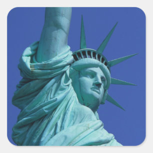Statue of Liberty, New York, USA 8 Quadratischer Aufkleber