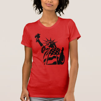 Statue of Liberty Patriotisches Damen-T-Shirt - 4. T-Shirt