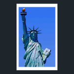 Statue of Liberty Pop Art Poster Printwerbung<br><div class="desc">New York City - Statuen,  Denkmäler und Gebäude der USA - Statue des Fotos der Freiheit</div>