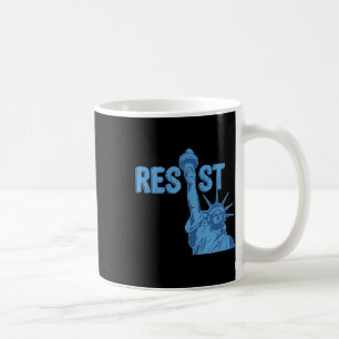 Statue of Liberty Resist Grafik #resiste Anti Kaffeetasse