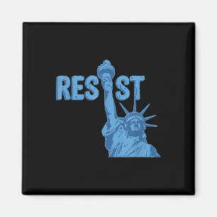Statue of Liberty Resist Grafik #resiste Anti Magnet