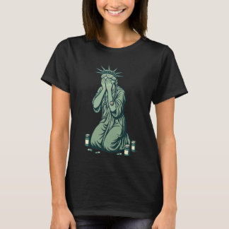 Statue of Liberty Weinende Krankenschwester USA Ge T-Shirt