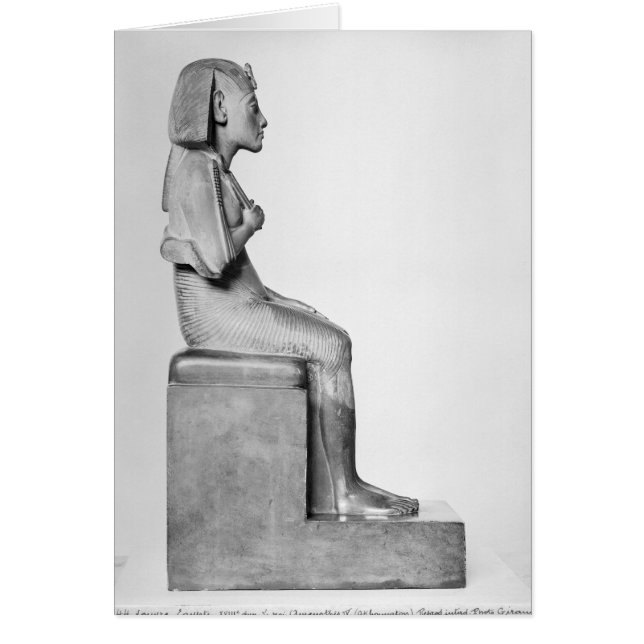 Statue posée d'Amenophis IV (Devant)