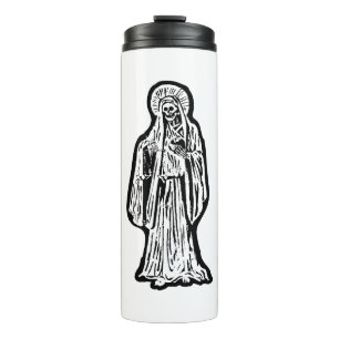 Statue Santa Muerte Thermosbecher