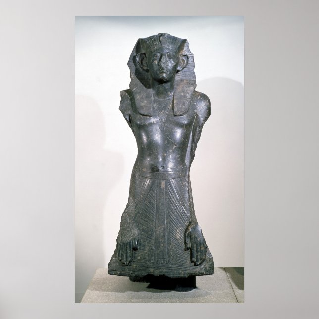 Statue Sesostris III im mittleren Alter Poster (Vorne)